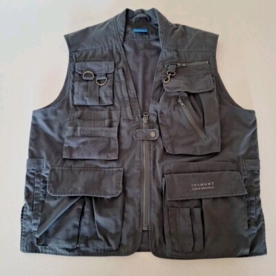 Rex Hunt Fishing vest jacket mens size Large Rux Hunt Fishing Adventures 