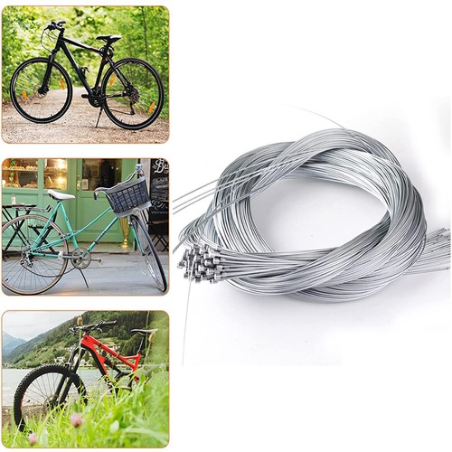 10X Road Bike MTB Gear Bicycle Brake Line Shifter Cable Core Inner Wire Cycling - Picture 2 of 12