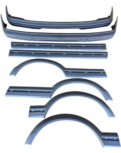 Wing Extension - Door - Black Protector + Bumper Peugeot 205 GTI CTI Kit