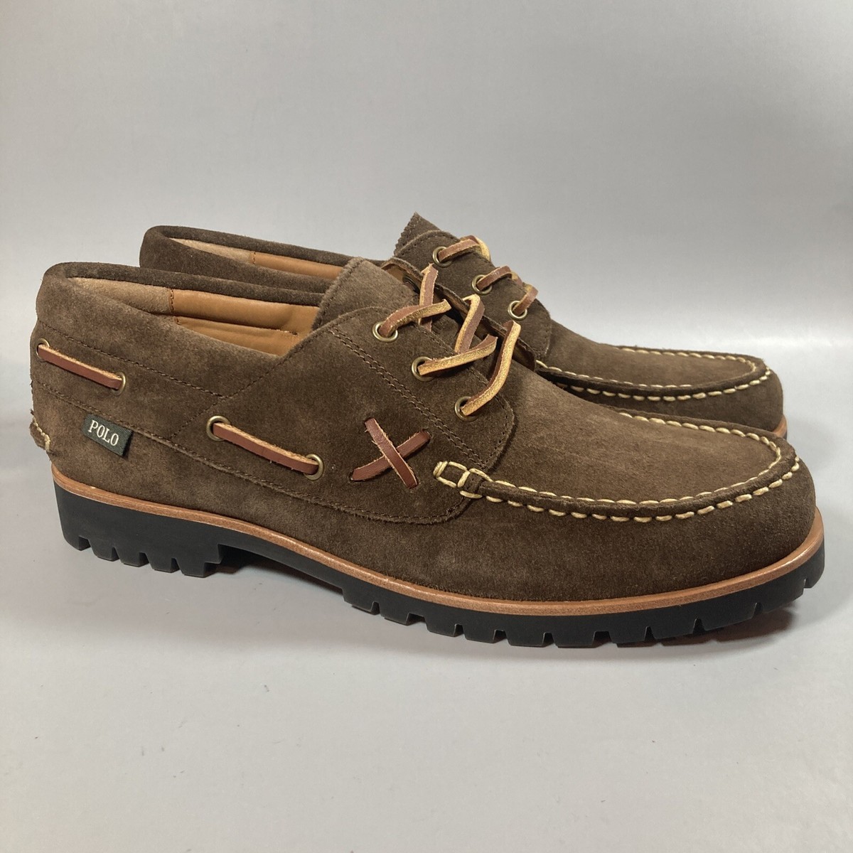 Polo Ralph Lauren Ranger Deck Suede Boat Shoes Men's Size 9 Polo Ralph Lauren Ranger Deck Suede Boat Shoes Men's Size 9