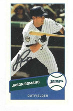 Autographed Signed JASON ROMANO 2024 Tampa Rays Fan Fest Card w/COA