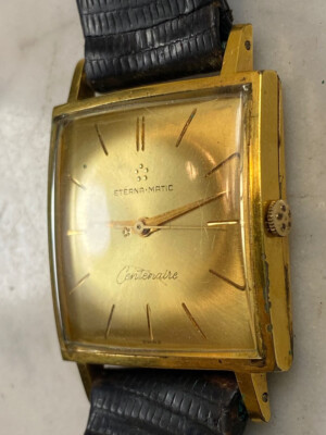 ETERNA MATIC CENTENAIRE Automatic Watch. 21 Jewels 1428U Gold