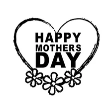 Perfect Gift for Happy Mother's Day ! ROUND Self Inking Rubber Stock Stamp 9040
