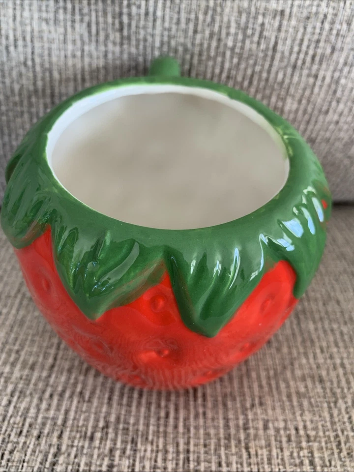 Taza de cerámica para el hogar y la oficina taza creativa de frutas de porcelana con mango  Foto 2 de 4