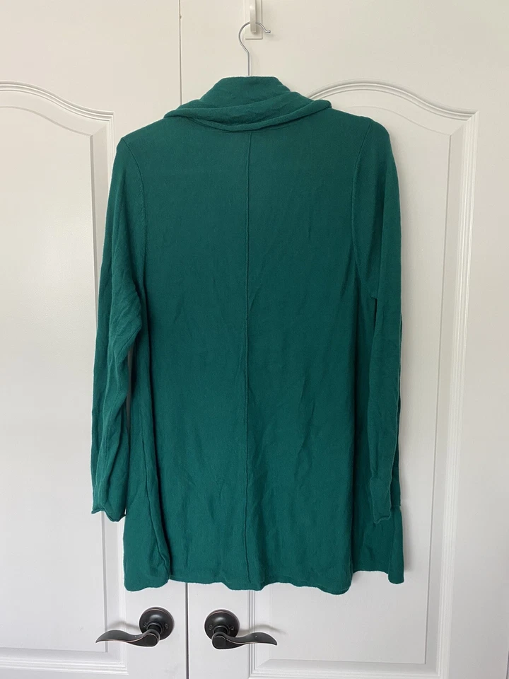 Motherhood Maternity XL green tunic sweater cowl neck - Image 3 of 4