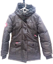 CANADA Weather Gear Super Triple Goose, SZ S/P, Zip/Button Close, Detach hood