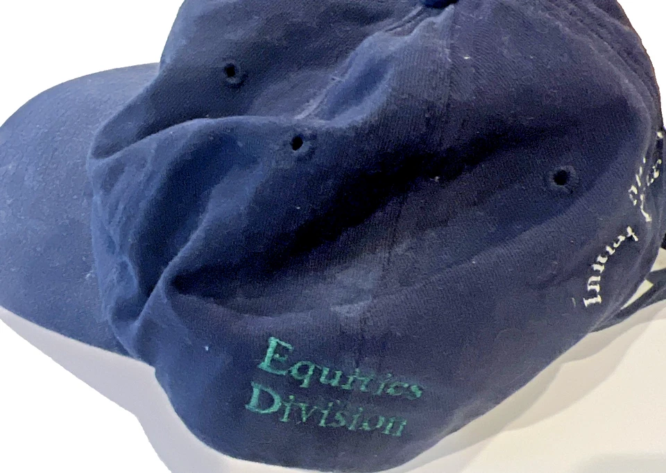 Sombrero vintage Goldman Sachs IPO - 3 de mayo de 1999 bordado azul oscuro - ¡RARO! Foto 3 de 4