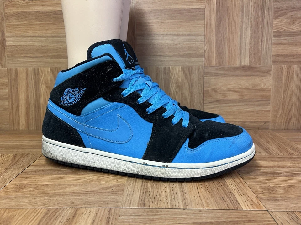 RARO🔥 Talla 13 - Nike Air Jordan 1 Retro Medio Azul Polvo Oscuro 554724-017 Foto 2 de 4