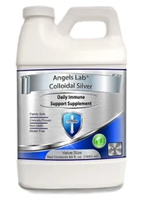 Colloidal Silver 64 oz Angels Lab 10ppm Half a Gallon
