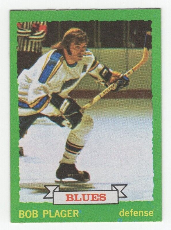 1973-74 Topps Hockey Card #134 Bob Plager - St Louis Blues