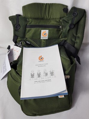 【美品✨】 elgobaby OMNI breeze オリーブグリーン カーキ Ergobaby Omni Breeze Baby Carrier, Olive Green