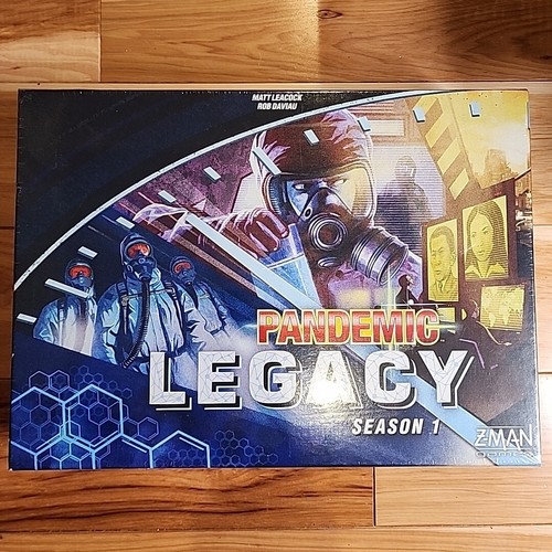 Pandemic Legacy: Staffel 1 Brettspiel 2-4 Spieler Alter 14+ blau neu versiegelt Z-Man