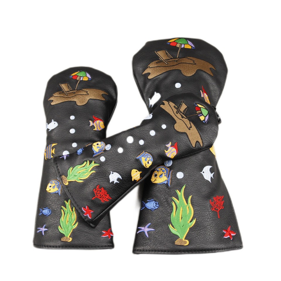 tropical fish Golf club head cover Wooden club head cover club