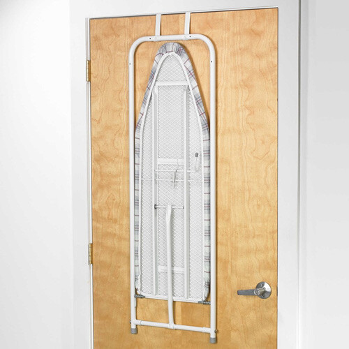 Polder IB-1445-764 Over-The-Door Ironing Board For Hanging &amp; Ironing