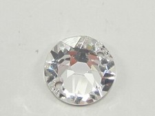 12 Pcs 8mm CRYSTAL SEW ON 2 HOLE FLAT BACK PRECIOSA Rhinestones
