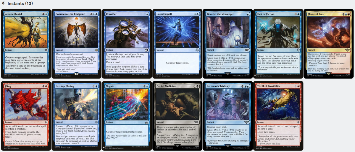 Saruman, the White Hand LotR AMASS ORCS Spells Magic MTG Custom Commander  Deck