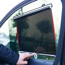 Car Retractable Side Windshield Sun Shade Visor SUV Window Folding Block Cover