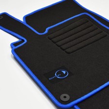 Mattenprofis Velours Edi Fußmatten für Smart Fortwo 451 ab Bj.2007 - 2014 blau