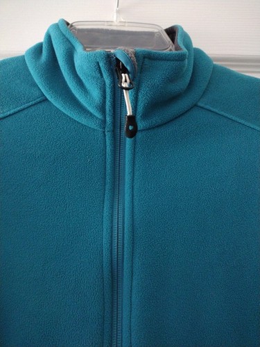 EMS Eastern Mountain Sports Womens Small ASCENT Series Fleece Jacket Turquoise - Picture 3 of 9