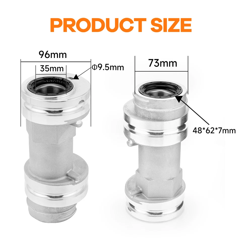 For Polaris Trail Blazer 330 2008-2013 Rear Axle Bearing Housing Carrier Hub Foto 3 de 4