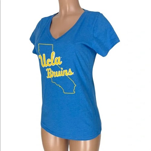 Camiseta para mujer UCLA Bruins cuello en V tallas mediana y grande NUEVA manga corta - Imagen 2 de 4
