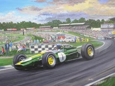 World Champion-Jim Clark, Lotus 33 Climax, Brands Hatch, British Grand Prix 1965