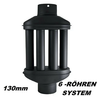 UZMAN Intercambiador de calor de gases de escape 130 mm intercambiador de aire caliente estufa de pellets tubo de chimenea, tubo de humo chimenea