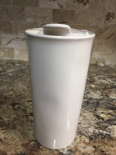 Neu Rae Dunn Hello Reisebecher Becher groß Kaffee Tee Tasse Neu Bauernhaus 7" hoch - Bild 4 von 12