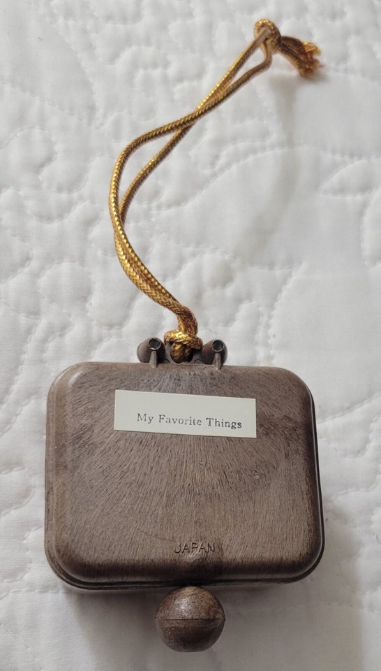 Vintage Plastic Pull String Music Box Ornament Hummel My Favorite ...