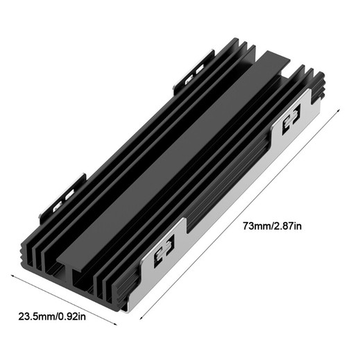 PCI-E NVME Heatsink for M.2 2230 Desktop Dedicated Hard Drive Radiat - Afbeelding 8 van 8