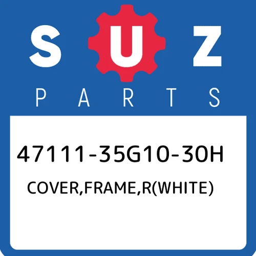 COVER, FRAME RH (WHITE) | MODEL K7
