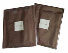 Natori Euro Pillow Euro Shams Set of 2 Shams 26x26" Treehouse Raisin Maroon