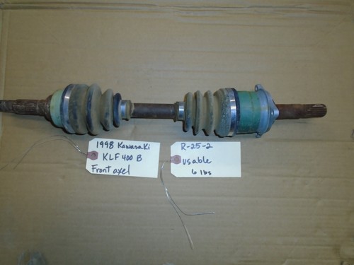 KAWASAKI KLF400 FRONT AXLE R-25-2 - Imagen 1 de 5