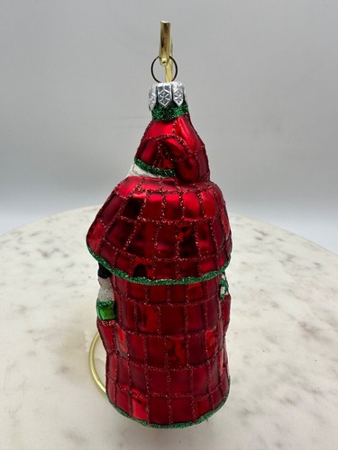 2003 Patricia Breen Patchwork Red Santa 5.3" Ornament - Picture 2 of 2