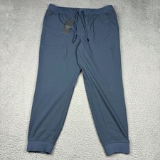 VRST Commuter Jogger Mens XL Blue Slim Fit Stretch Drawstring Taper NWT