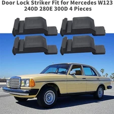 4× Door Lock Striker For Mercedes Benz W123 240D 280E 300D 1237200104 1237200204