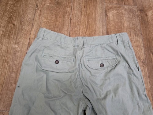 GEORGE MENS PURE COTTON PALE GREEN BUTTON FLY CHINOS TROUSERS W36 L29 Used - Picture 12 of 15