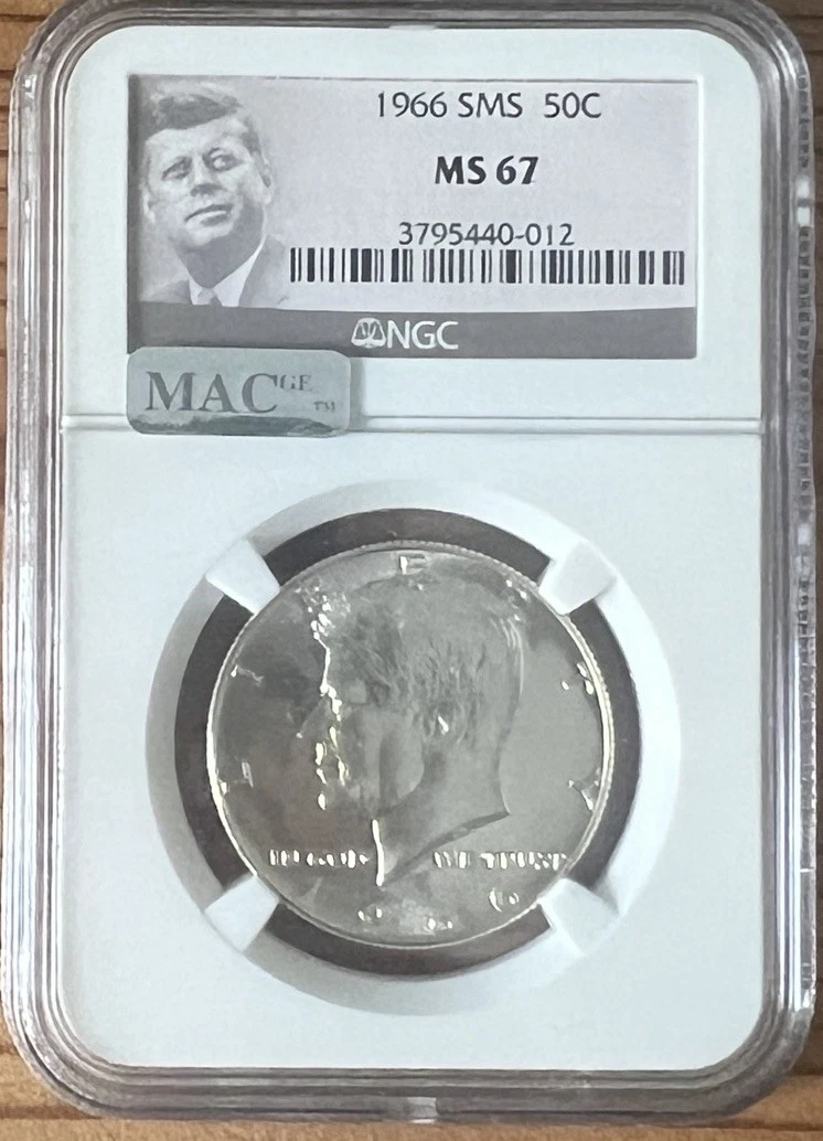 MS 67 Graded 1966 Kennedy US Half Dollars (1964-Now) for sale | eBay