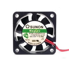 Sunon Maglev Silent Cooling Fan KDE1204PFV3 12V 0.8W 4010 40 40 10mm 2-Wire
