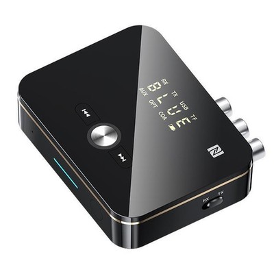 NFC Multi-Function Bluetooth Receiver Wireless 3.5mm AUX to 2RCA Audio Adapter A