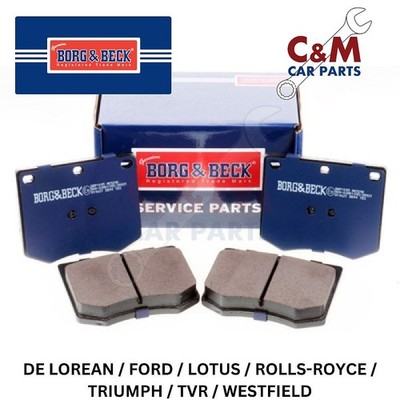 Borg & Beck Front Brake Pads Fit Ford Cortina Mk 3 4 5 1.3 1.6 2.0 2.3 1970-1982