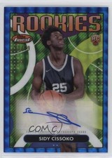 2023 Topps Finest Rookie Blue Geometric Refractor 20/99 Sidy Cissoko Auto 1b30