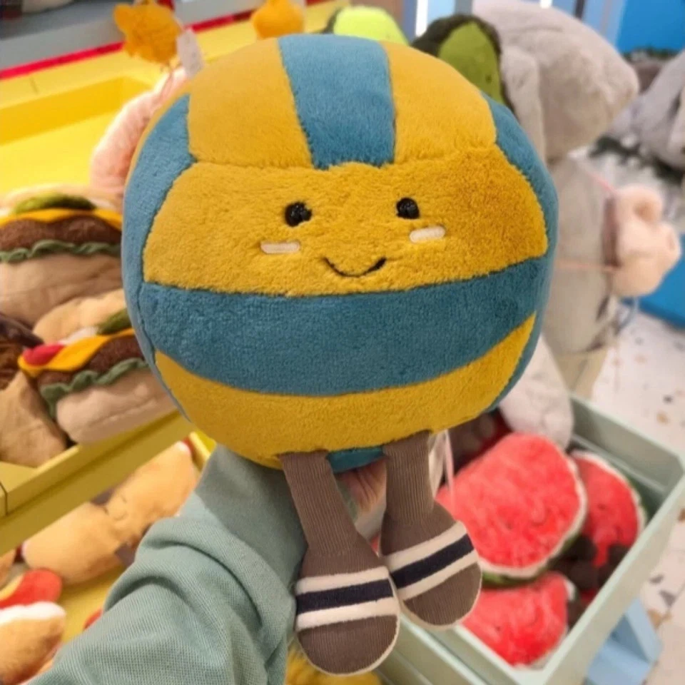 Juguetes de peluche de voleibol playa deportes divertidos Jellycat regalo Foto 2 de 3