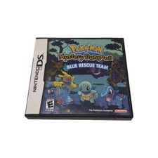 Nintendo DS Pokemon Mystery Dungeon Blue Rescue Case Manual Inserts Only NO GAME