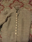 American Civil War Confederate Jean Wool Frock Coat Size 42 & Trousers Size 34