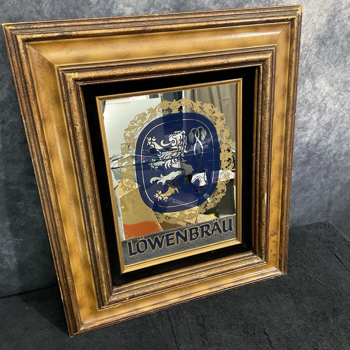 Lowenbrau Beer Mirror In Collectible Breweriana Mirrors for sale