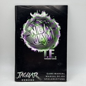 NBA Jam: Tournament Edition - Atari Jaguar - In Box With Manual CIB TESTED