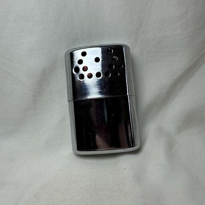Vintage Aladdin Jon-E GI Hand Warmer Catalytic Pocket Heater Chrome USA 1950 s