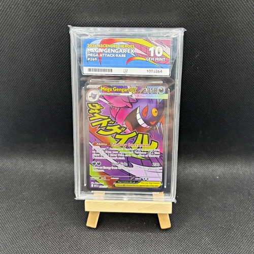 Mega Gengar EX #269 2026 Ascended Heroes Mega Attack Rare Foil ACE Graded