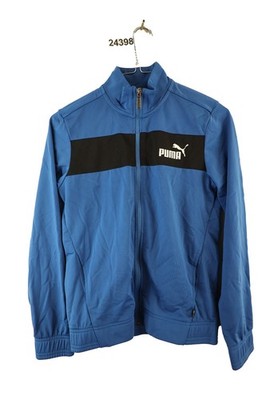 Puma Trainingsjacke blau Größe 11-12Y Jungen Kinder Freizeit Outdoor Oberbekleidung 024398